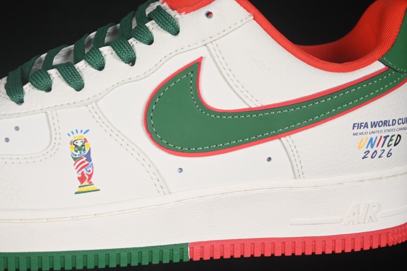 Nike Air Force 1 '07 Low World Cup Theme Casual Sneakers - DD1982-371