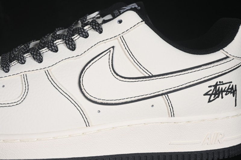 Nike Air Force 1 '07 Low Collaboration Skateboarding Shoes with Full-Length Air Cushion - DD1982-365