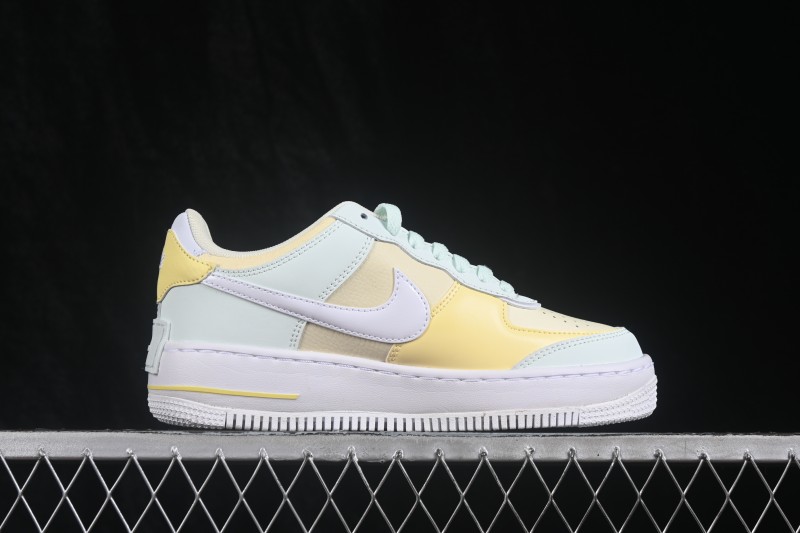 Nike Air Force 1 Shadow Lightweight Lifted Low-Top Casual Sneakers - DZ1847-301