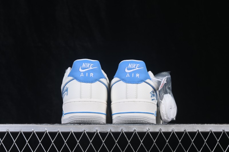 Nike Air Force 1 '07 Low Collaborative Casual Skateboarding Shoes with Full-Length Air Cushion - FJ4146-103