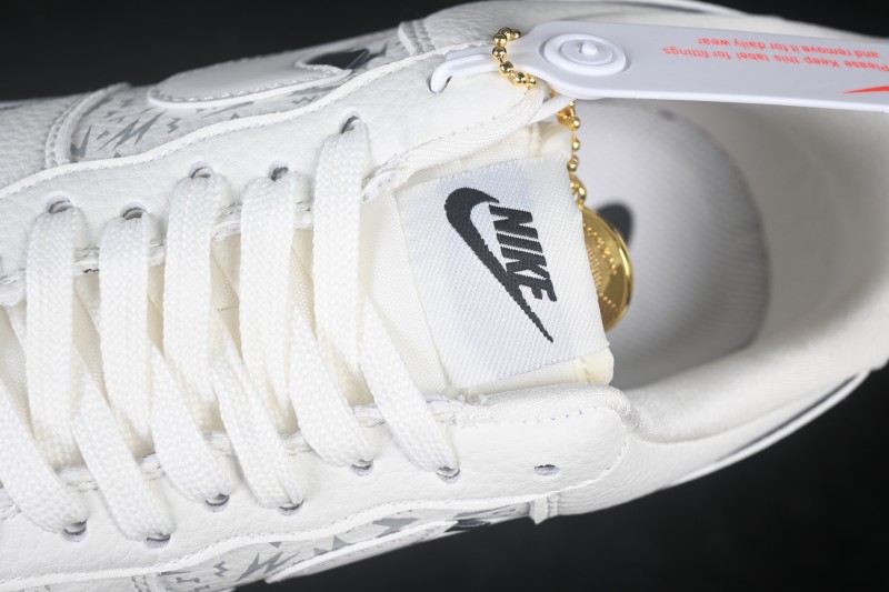 Nike Air Force 1 '07 Low Collaboration Skateboarding Shoes with Full-Length Air Cushion - WY0655-119