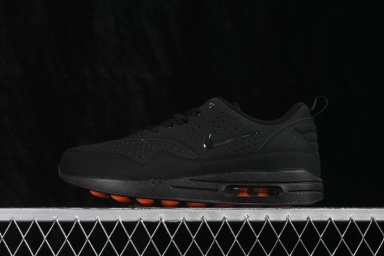 Nike Air Max 1 Retro Running Shoes with Half-Sole Air Cushion - HQ4308-001