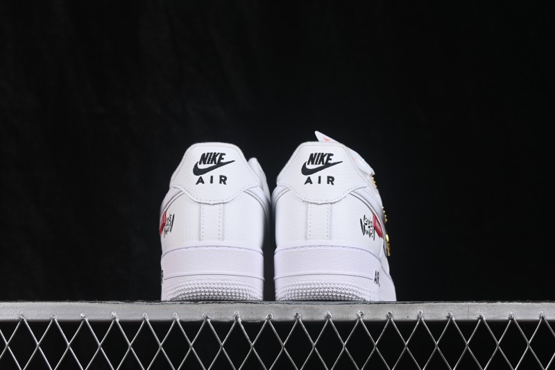 Nike Air Force 1 '07 Low Basketball Shoes with Full-Length Air Cushion - WY0655-109