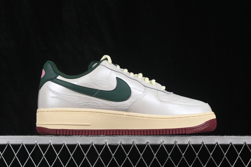 Nike Air Force 1 '07 Low Casual Skateboarding Shoes with Full-Length Air Cushion - IR5896-030