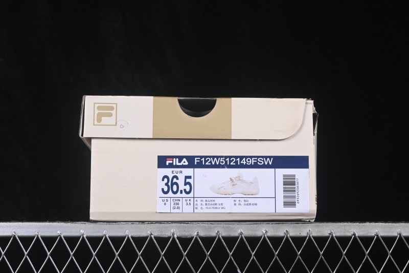 Fila Pebble Lightweight Breathable Low-Top German Army Trainer Running Shoes - F12W512149FSW