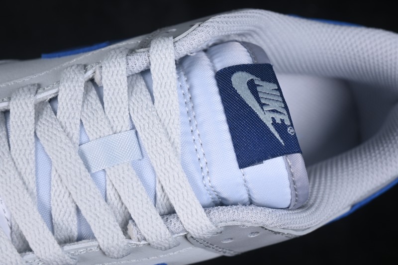 Nike SB Dunk Low White Grey Blue Low-Top Casual Skate Shoes - HF5441-118
