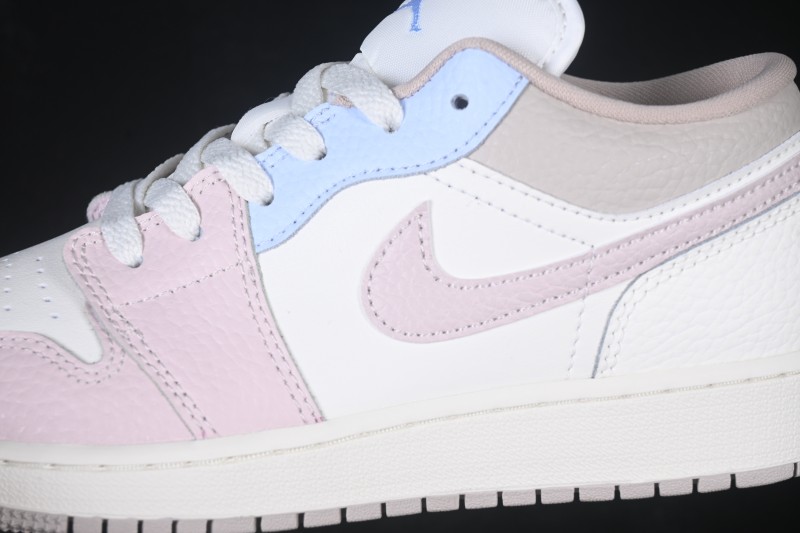 Nike Air Jordan 1 Low AJ1 White Pink Blue Low-Top Retro Cultural Basketball Shoes - IV3219-161