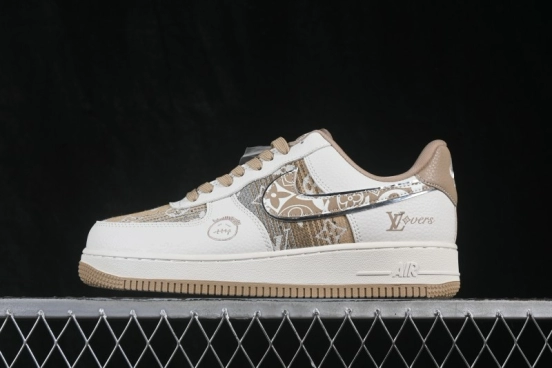 Nike Air Force 1 '07 Low Casual Sneakers with Full-Length Air Cushion - DW8806-031