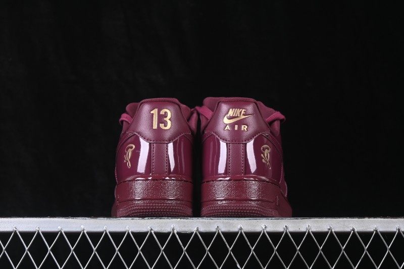 Nike Air Force 1 Low Central Cee Dark Beetroot Casual Skate Shoes - IO9970-638