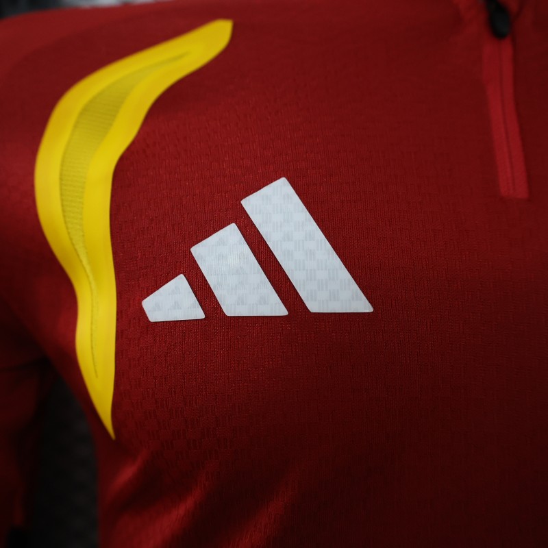 Player Version 2026 Germany Away Red Long Sleeve Jersey