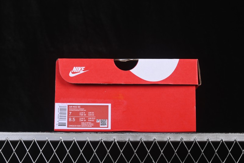 Nike Air Max 90 Retro Running Shoes with Air Cushion - DM0029-600