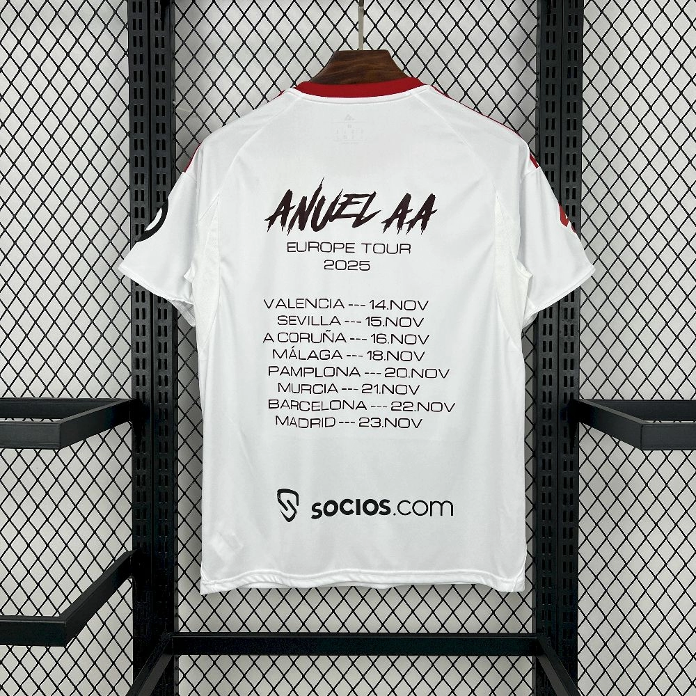 2025/26 Sevilla FC X Anuel ´Europe Tour Home Jersey