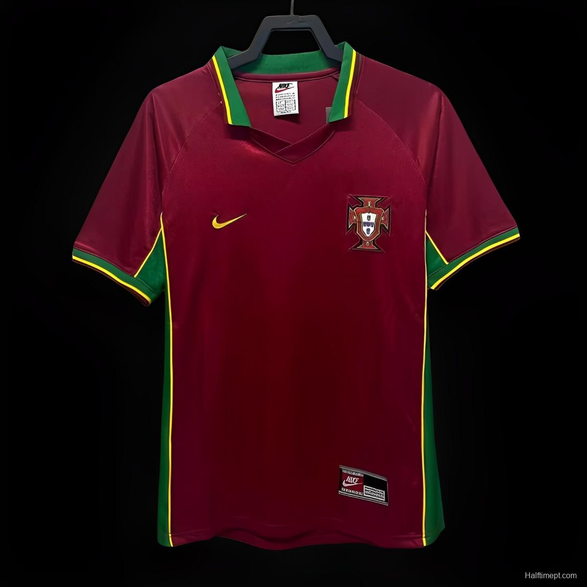 Retro 1998 Portugal Home Jersey