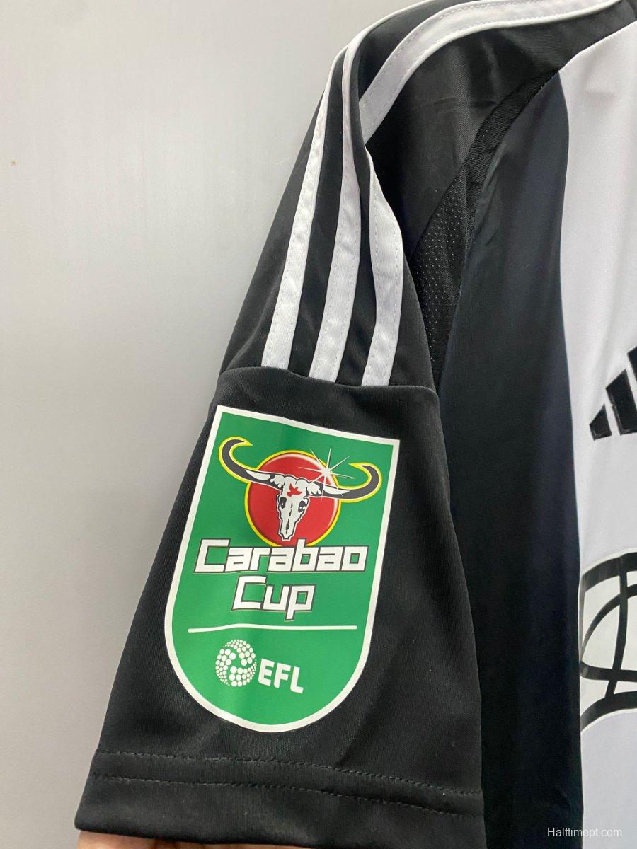 24/25 Newcastle United  CARABAO CUP Final EFL Customized  VS Liverpool Home Jersey