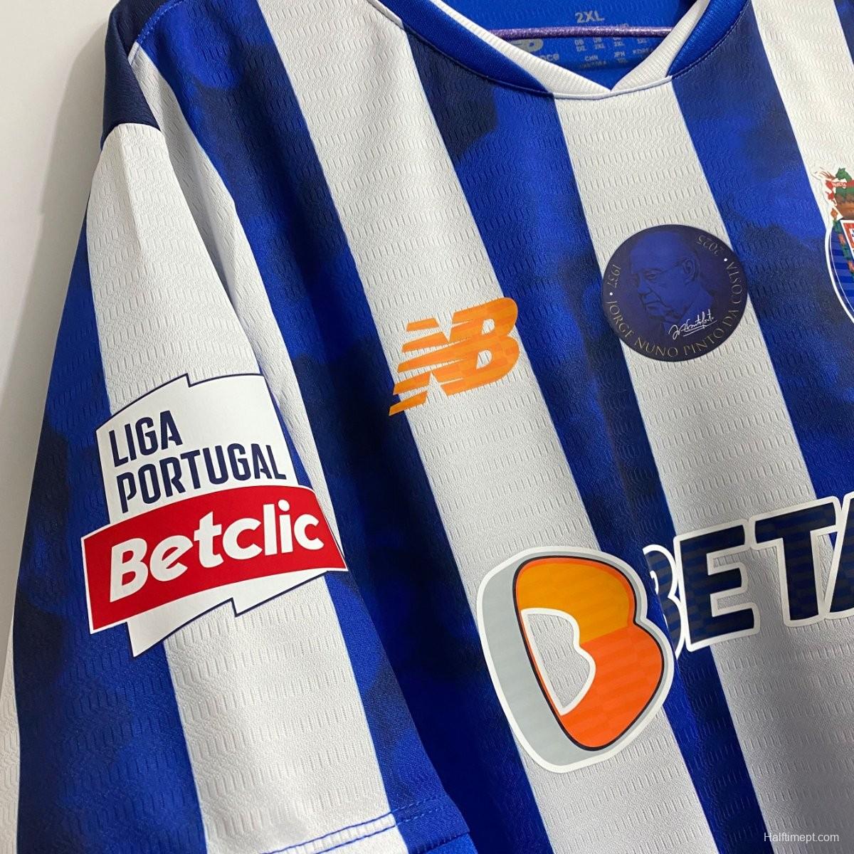 24/25 Porto Home Jorge Nuno Pinto da Costa Special Jersey