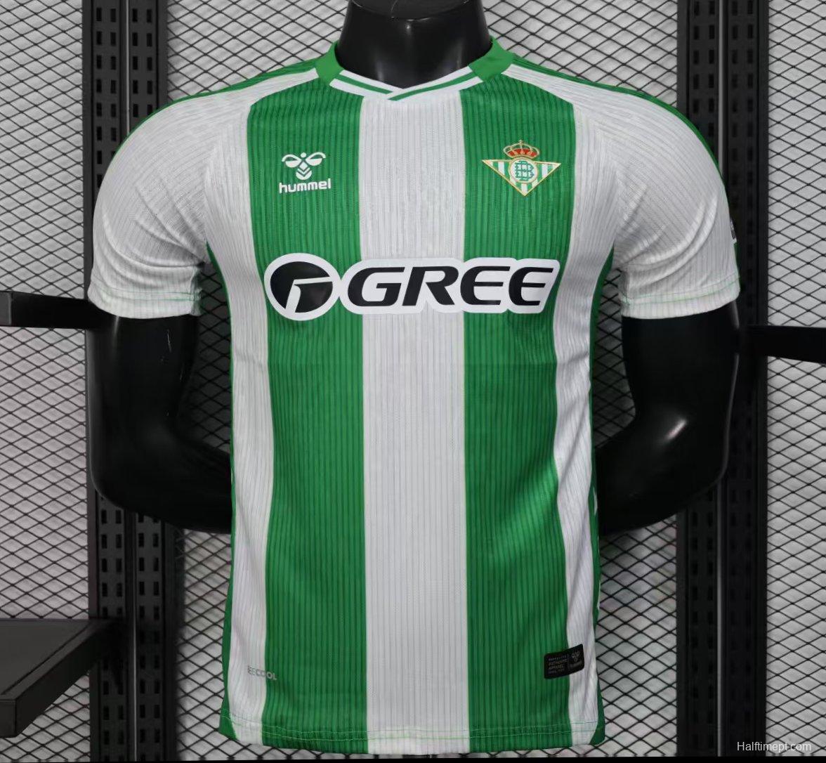 Player Version 25/26 Real Betis Home Jersey