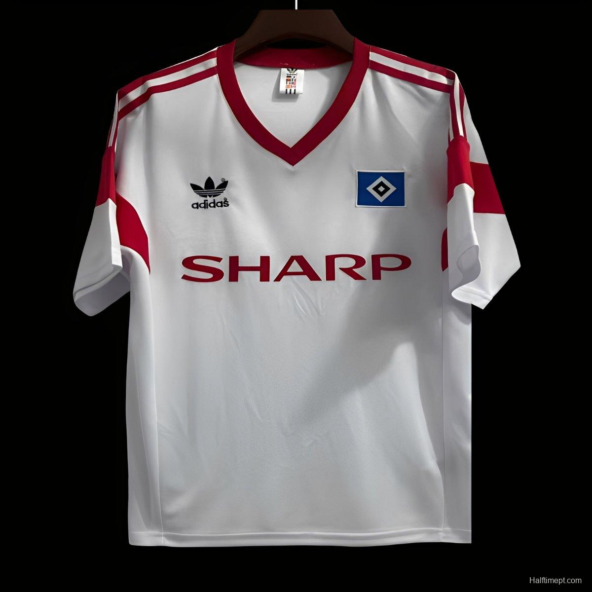 Retro 88/89 Hamburger SV Home Jerey