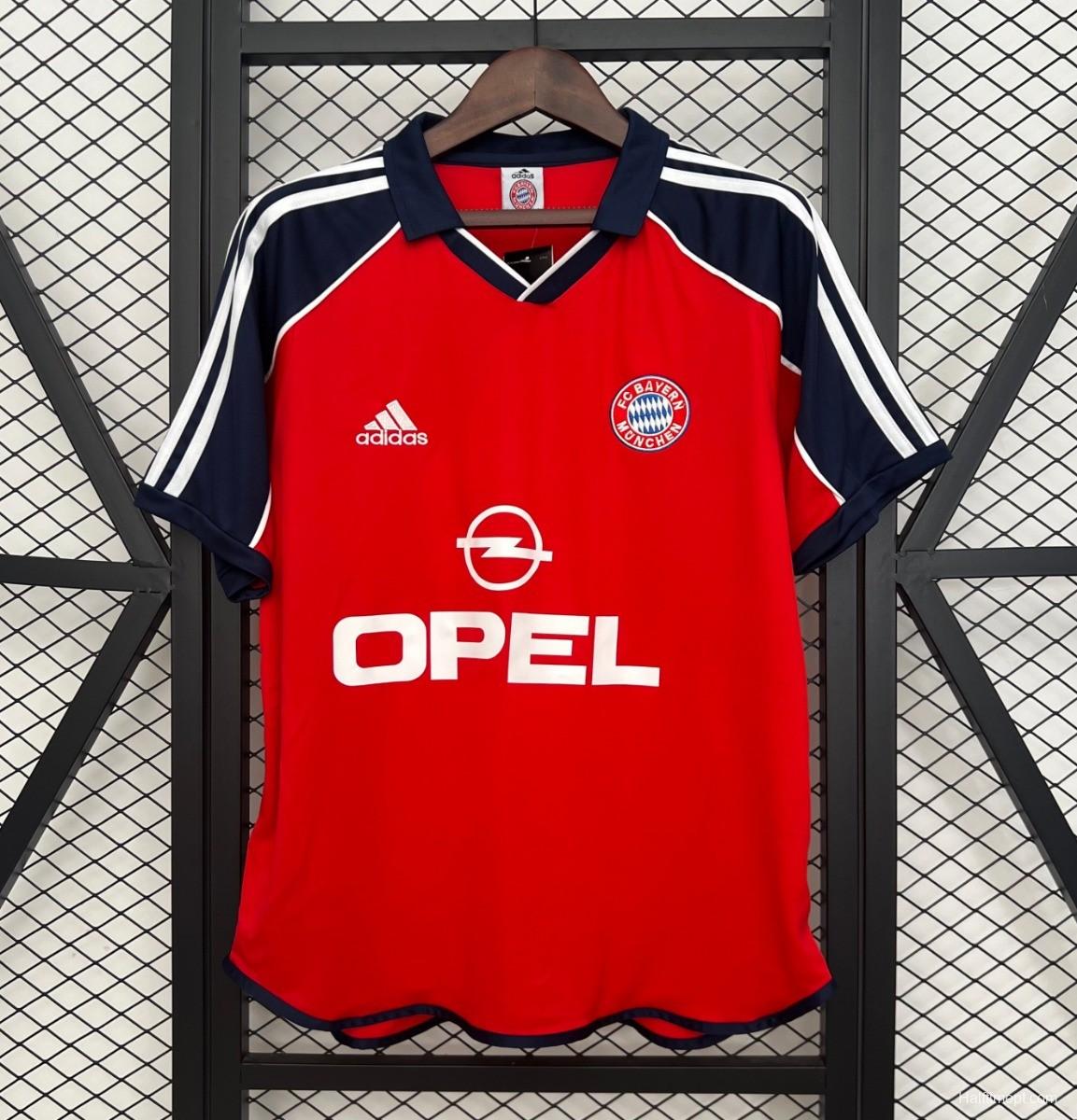 00/01 Retro Bayern Munich Home Jersey