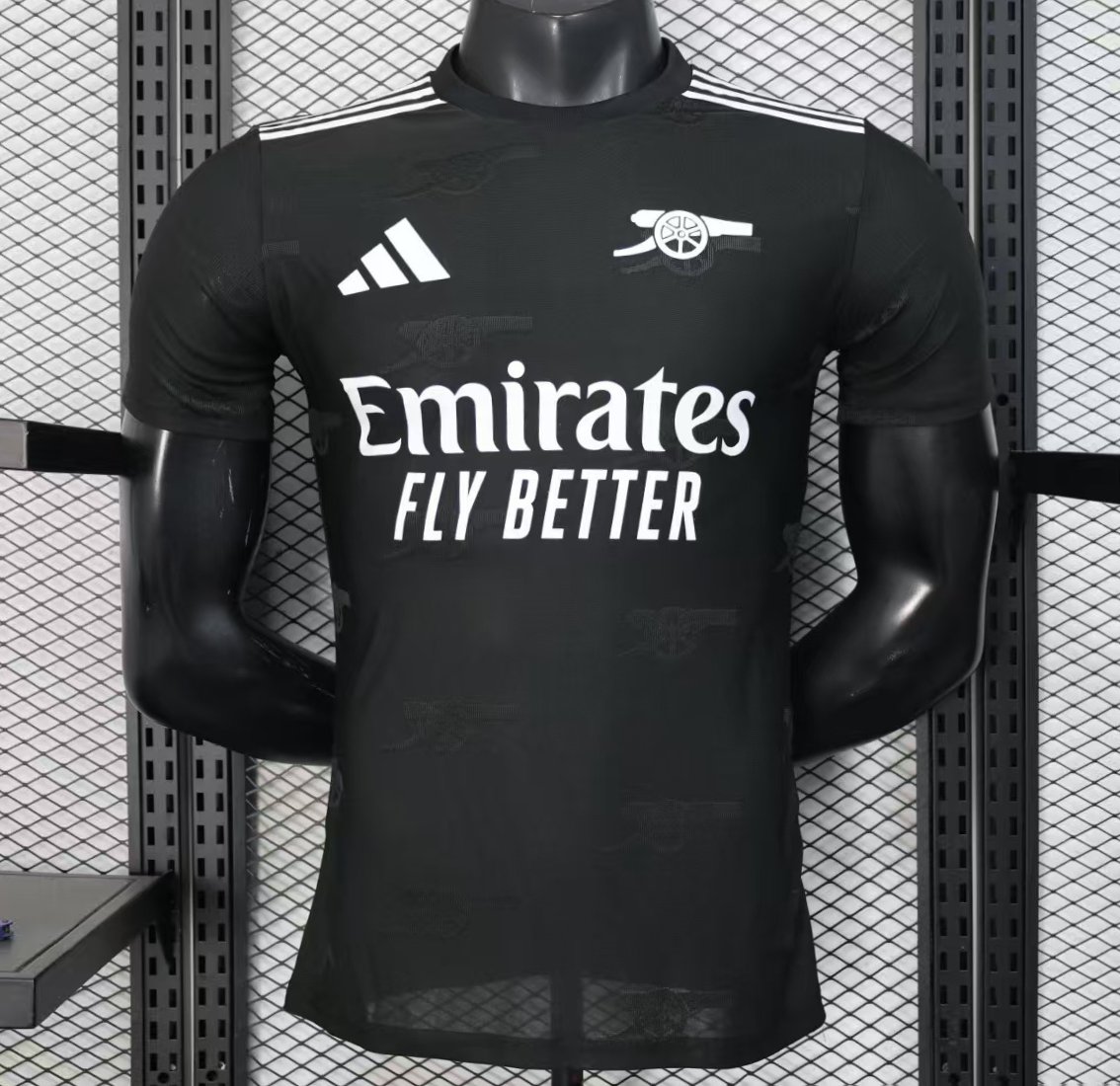 Player Version 25/26 Arsenal Black Pre-Match Jersey