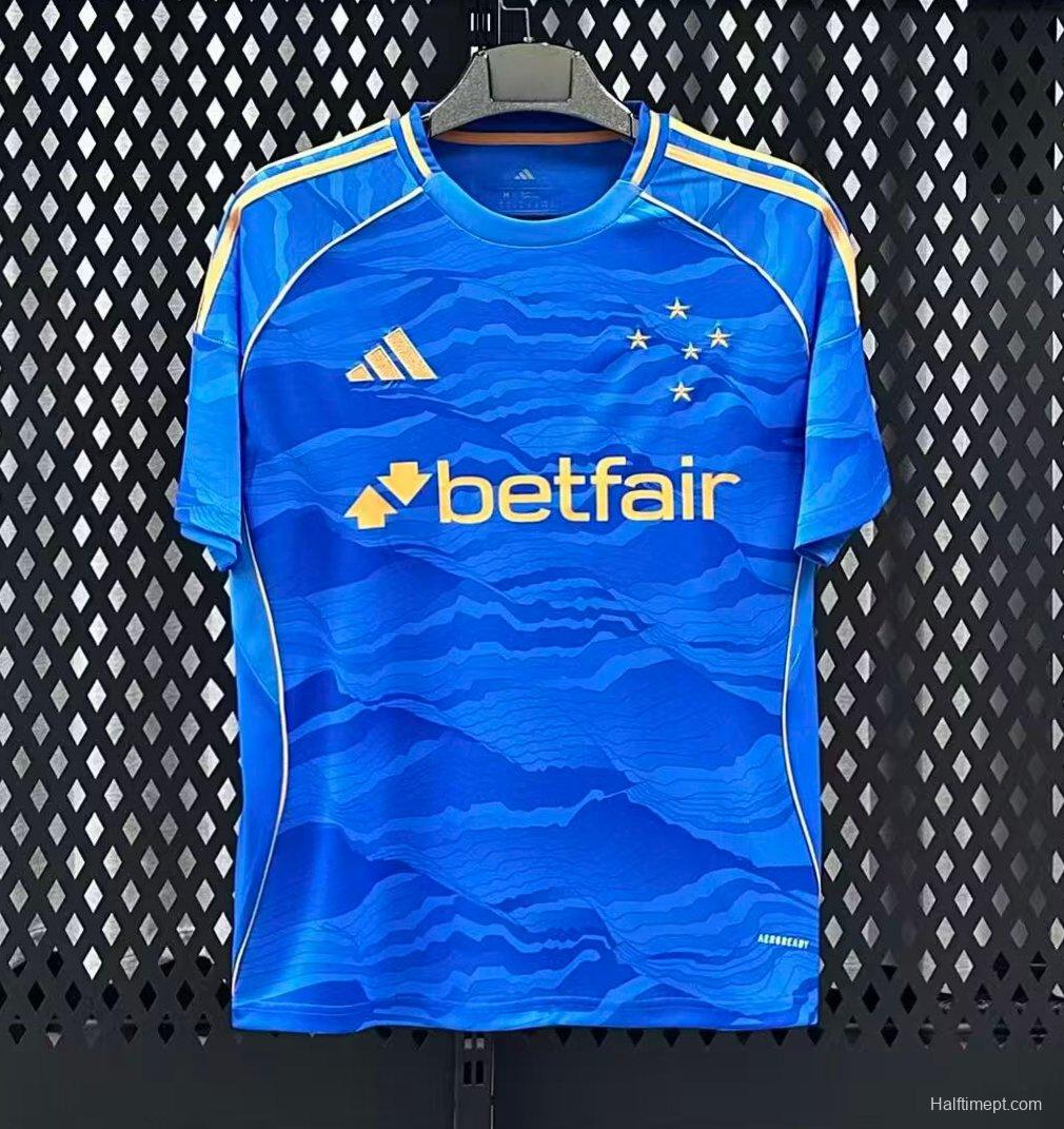 25/26 Cruzeiro Third Blue Jersey