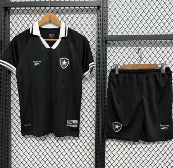 25/26 Kids Botafogo Away Black Jersey