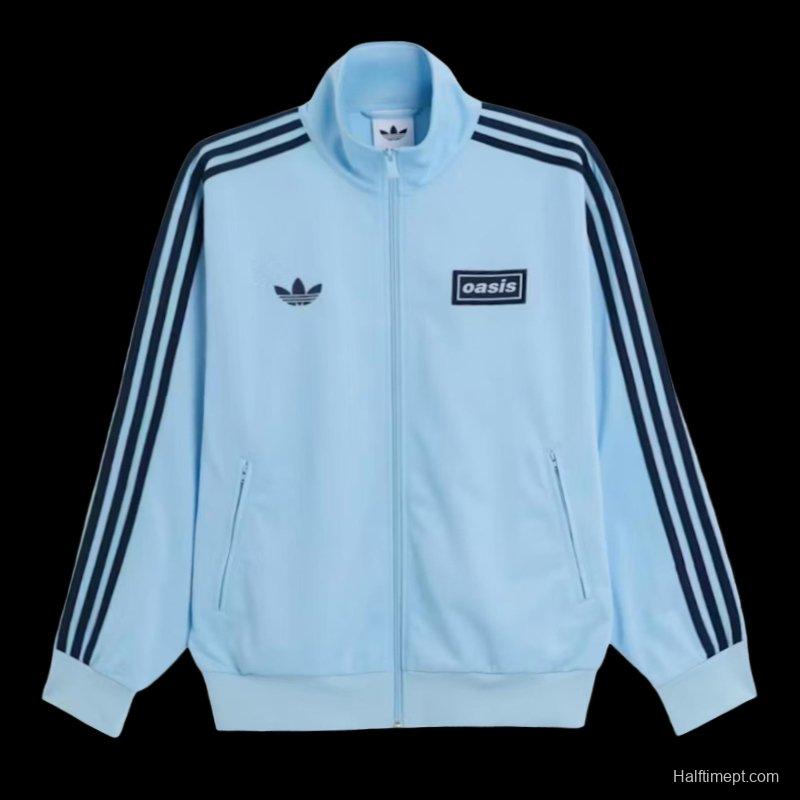 adidas x Oasis Tour Firebird Track Top Clear Sky