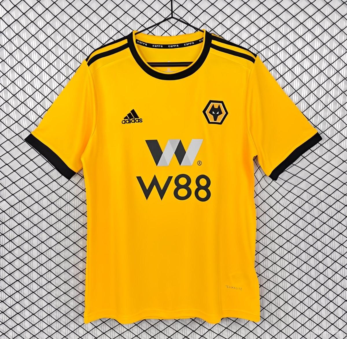 Retro 18/19 Wolverhampton Wanderers Home Jersey