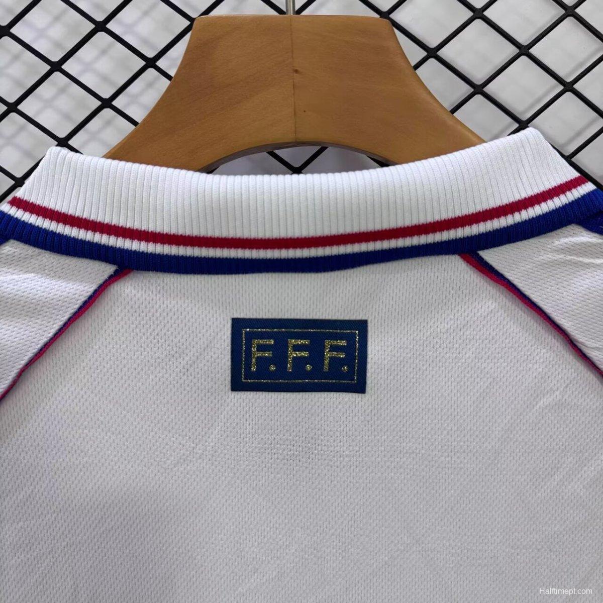 1998 Retro France Away Long Sleeve Jersey