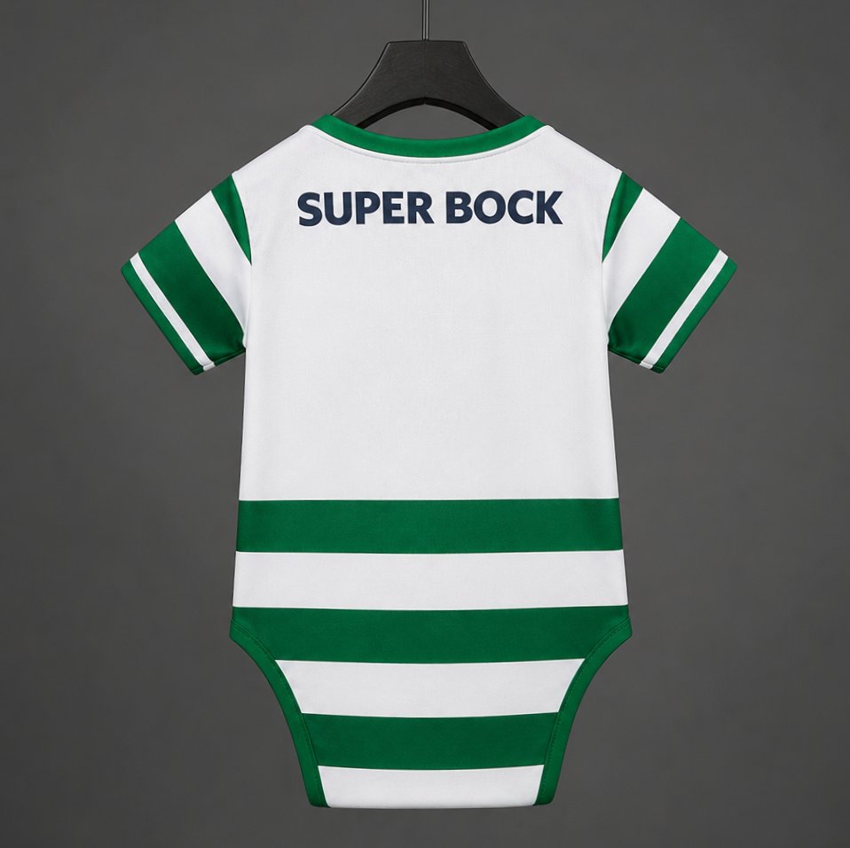 26/27 Sporting CP Lisbon Home Baby Romper Jersey