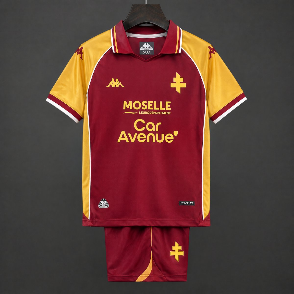 26/27 Kids Metz Home Red Yellow Jersey